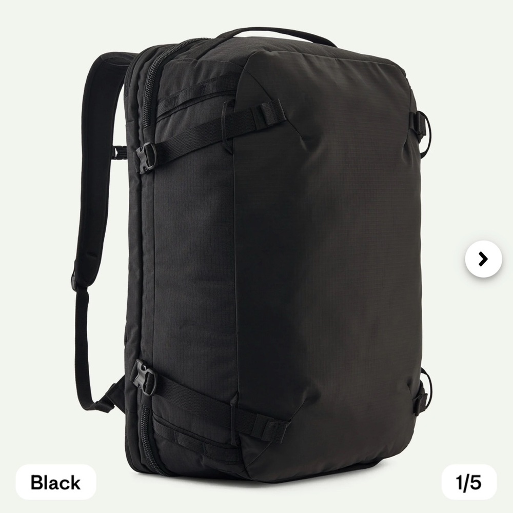 Patagonia Black Hole MLT 45L Duffel Backpack - Black